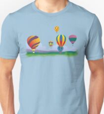 Hot Air Balloons T-Shirt. Unisex T-Shirt