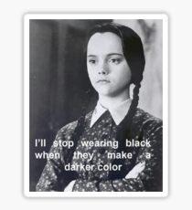 Wednesday Addams Sticker
