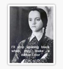 Wednesday Addams Stickers | Redbubble