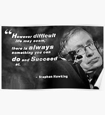 stephen hawking Poster