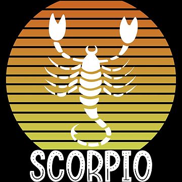 Zodiac Scorpio Scorpion Born Between October 24 November 21 Canvas Print