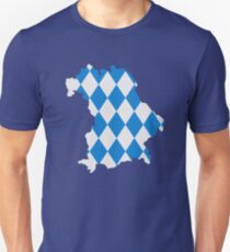 Bavaria map flag Unisex T-Shirt