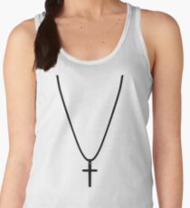 Necklace Cross Women's Tank Top