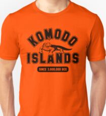 Komodo Islands Since 3800000 BCE Black Unisex T-Shirt