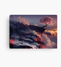Japanese cherry blossom Canvas Print