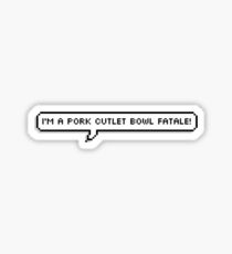 Pork Cutlet Bowl Fatale! Sticker