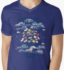 Go places Men's V-Neck T-Shirt