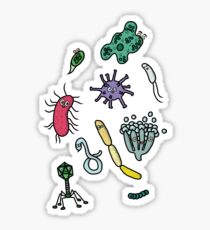Cute Microbiology 2 Sticker