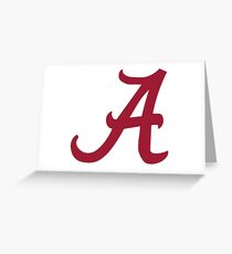 University of Alabama Greeting Card