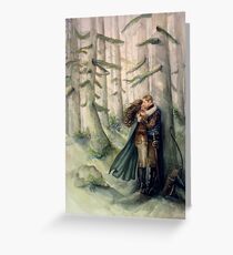 Snow and Charming Greeting Card
