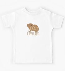 Crazy CAVY lady Kids Tee