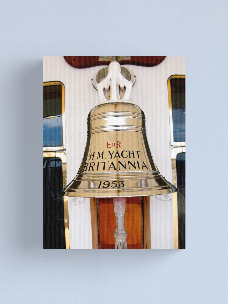 Alternate view of Ship's Bell, Royal Yacht Britannia Canvas Print