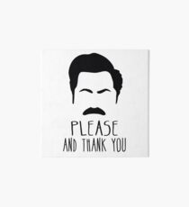 Ron Swanson Art Board