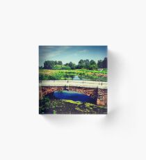 Bridge, Lincolnshire Fens Acrylic Block