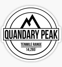 Quandary Peak Sticker