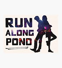Run Along Pond Photographic Print
