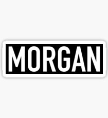 Morgan. Sticker