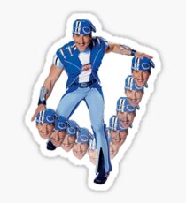 Sport Dribbling His Own Head Sticker
