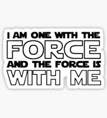 The force - Star Wars Rogue One Sticker