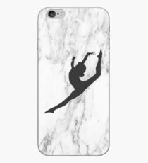 Marmor Gymnast Silhouette iPhone-Hülle & Cover