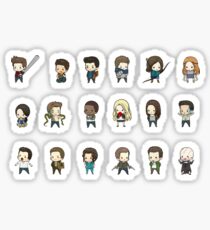 Teen Wolf Chibi Set Sticker
