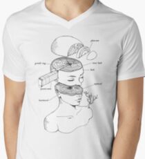 Human Wood V-Neck T-Shirt