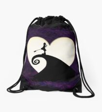 Halloween Moon Drawstring Bag