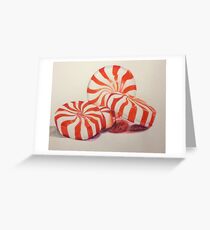 Peppermints Drawing Greeting Card
