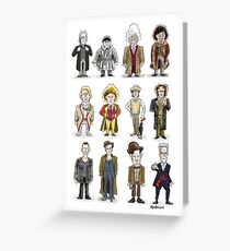 The 12 Doctors Greeting Card
