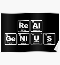 Real Genius - Periodic Table Poster