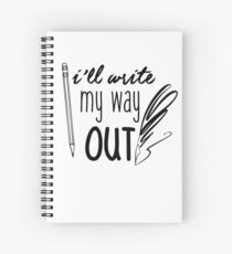 Cuaderno de espiral Voy a escribir mi salida