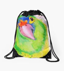 Parrot Drawstring Bag