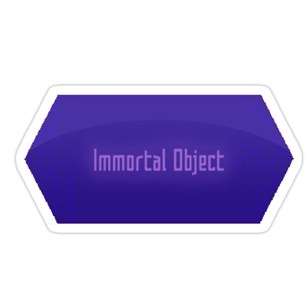 "Immortal Object" Stickers by Inkycat | Redbubble