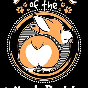 Corgi - Beware Of The WiggleButts Photographic Print for Sale by