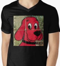 Clifford Exmilitary Death grips cover Men's V-Neck T-Shirt