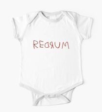 Body de manga corta para bebé Redrum