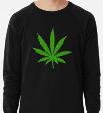 Marijuana Leaf Lightweight Sweatshirt