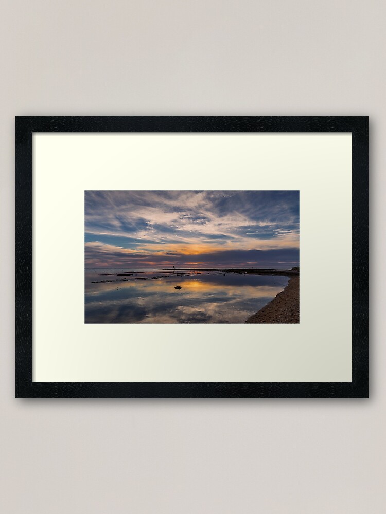 Alternate view of Ricketts Point Reflections Framed Art Print