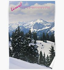 LEISURE! Alpine Wilderness Poster