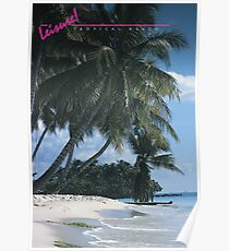 LEISURE! Tropical Beach Poster