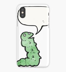 cartoon caterpillar iPhone Case