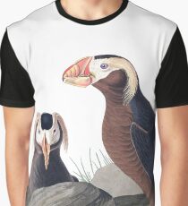 Papageientaucher - John James Audubon Grafik T-Shirt