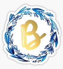 Letter B Stickers | Redbubble