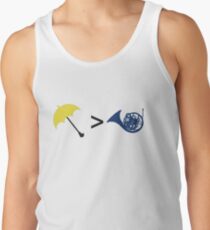 Camiseta de tirantes El paraguas es más grande que el cuerno francés
