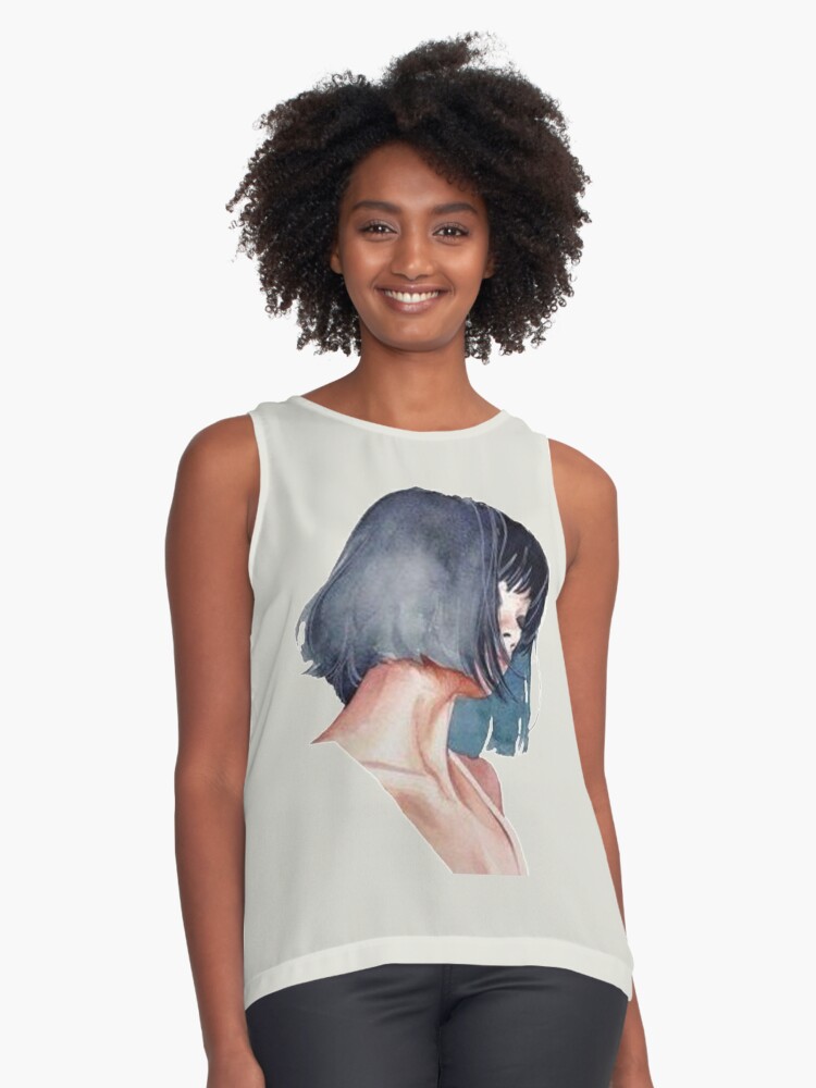 Pulp Fiction Aesthetic Short Hair Sleeveless Top By Ice Cold