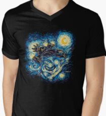 Starry Flight Men's V-Neck T-Shirt