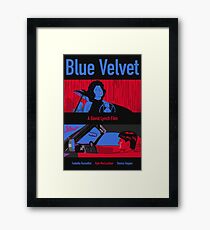 Blue Velvet Framed Print