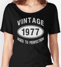 Vintage 1977 Birthday Women's Relaxed Fit T-Shirt