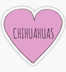Chihuaha Love Sticker