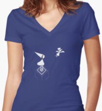 Monument Valley App Women's Fitted V-Neck T-Shirt